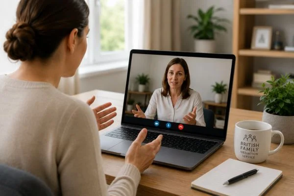 Image of online mediation West Sussex book in NOW